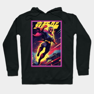 Retro Anime Comic Hero | Anime Origin | Vintage Anime Art Hoodie